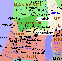 shiloh map